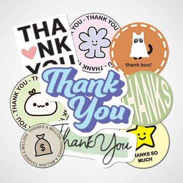 Thank You Stickers